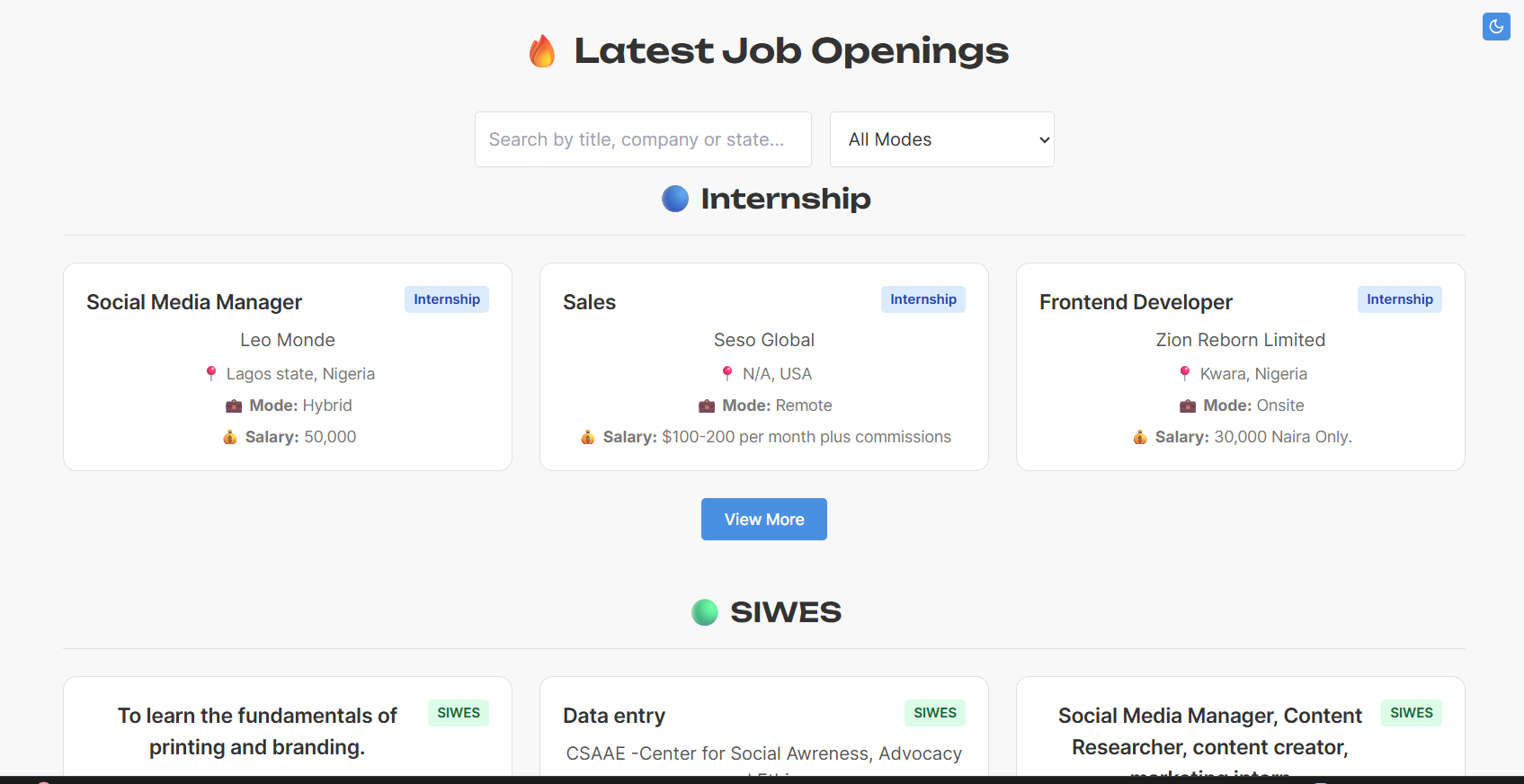Job Board Platform